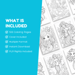 Mermaid coloring pages